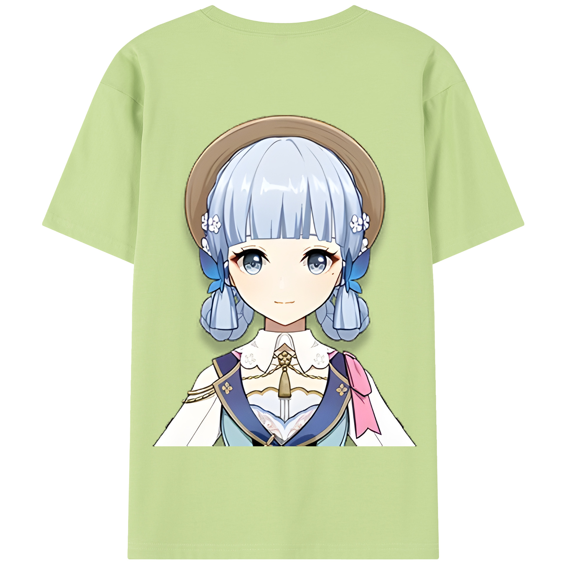げんし神 神里綾華 神宮寺レン genshin Kamimiya Ren 綿100％半袖Tシャツ（背面プリント）